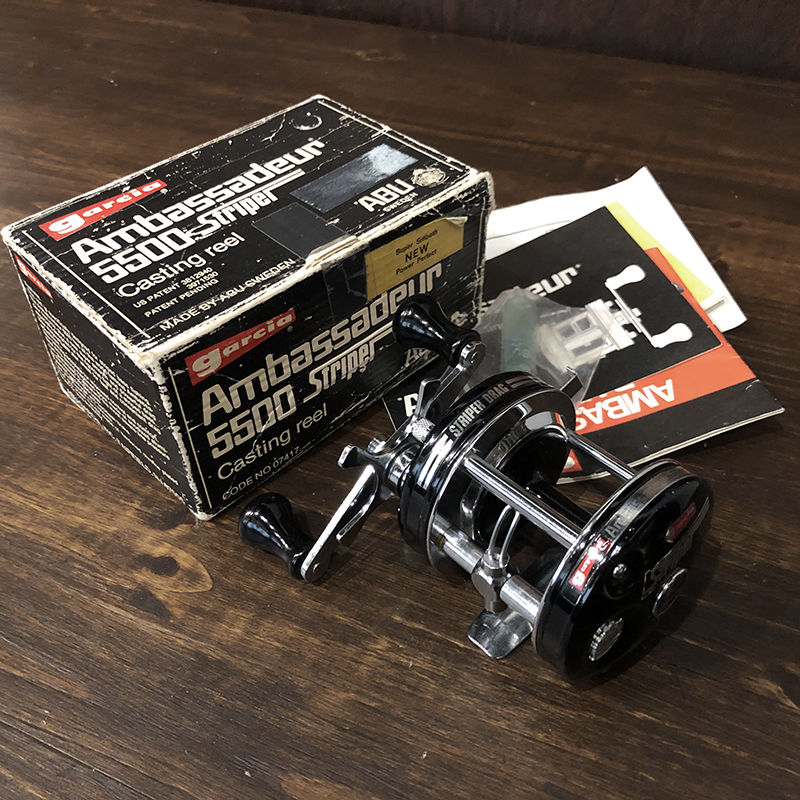 Abu Ambassadeur 5500 Striper 800300 with Box アブ ガルシア