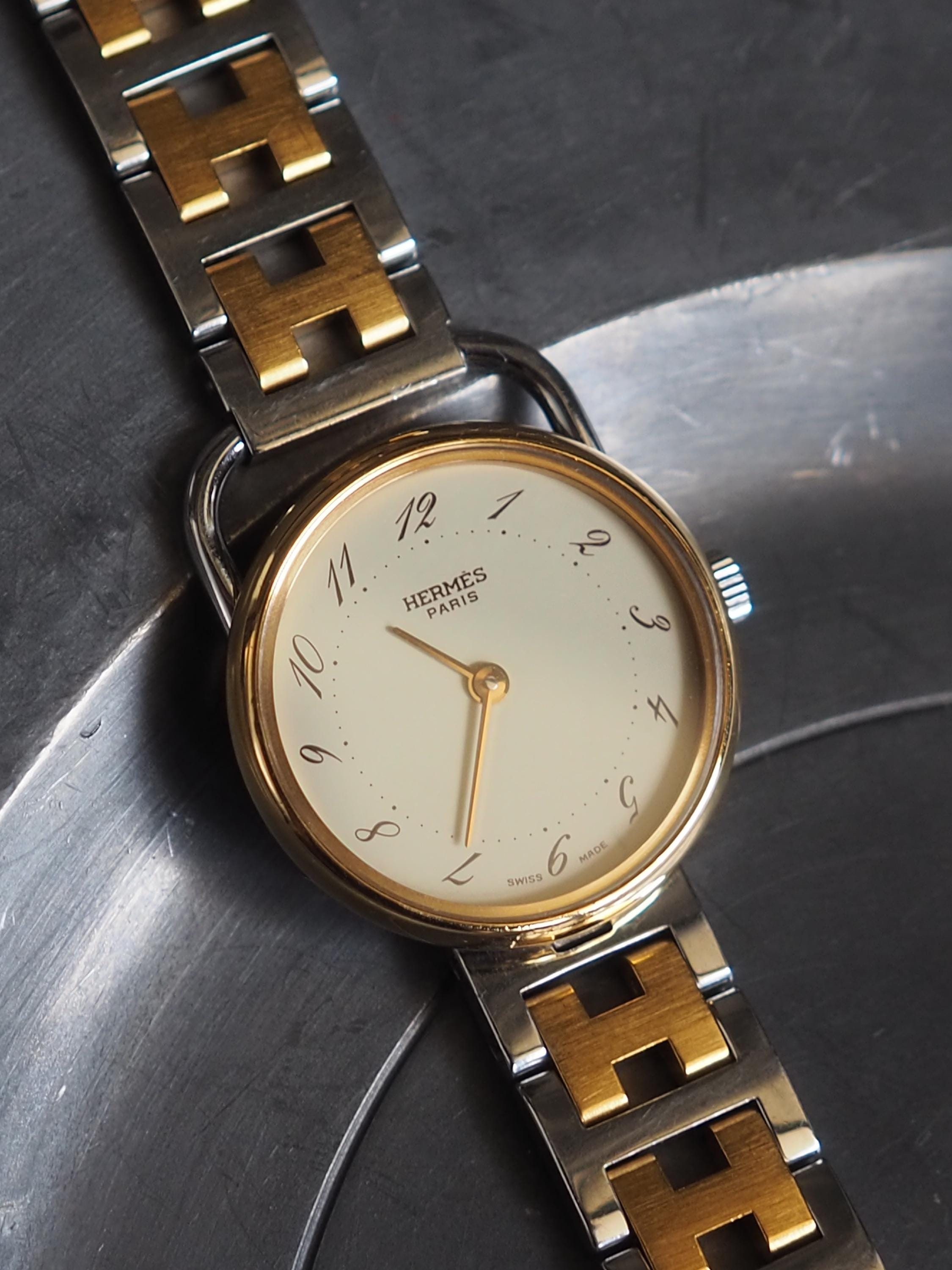 HERMES エルメス オルソー ウォッチ 腕時計 レディース コンビ