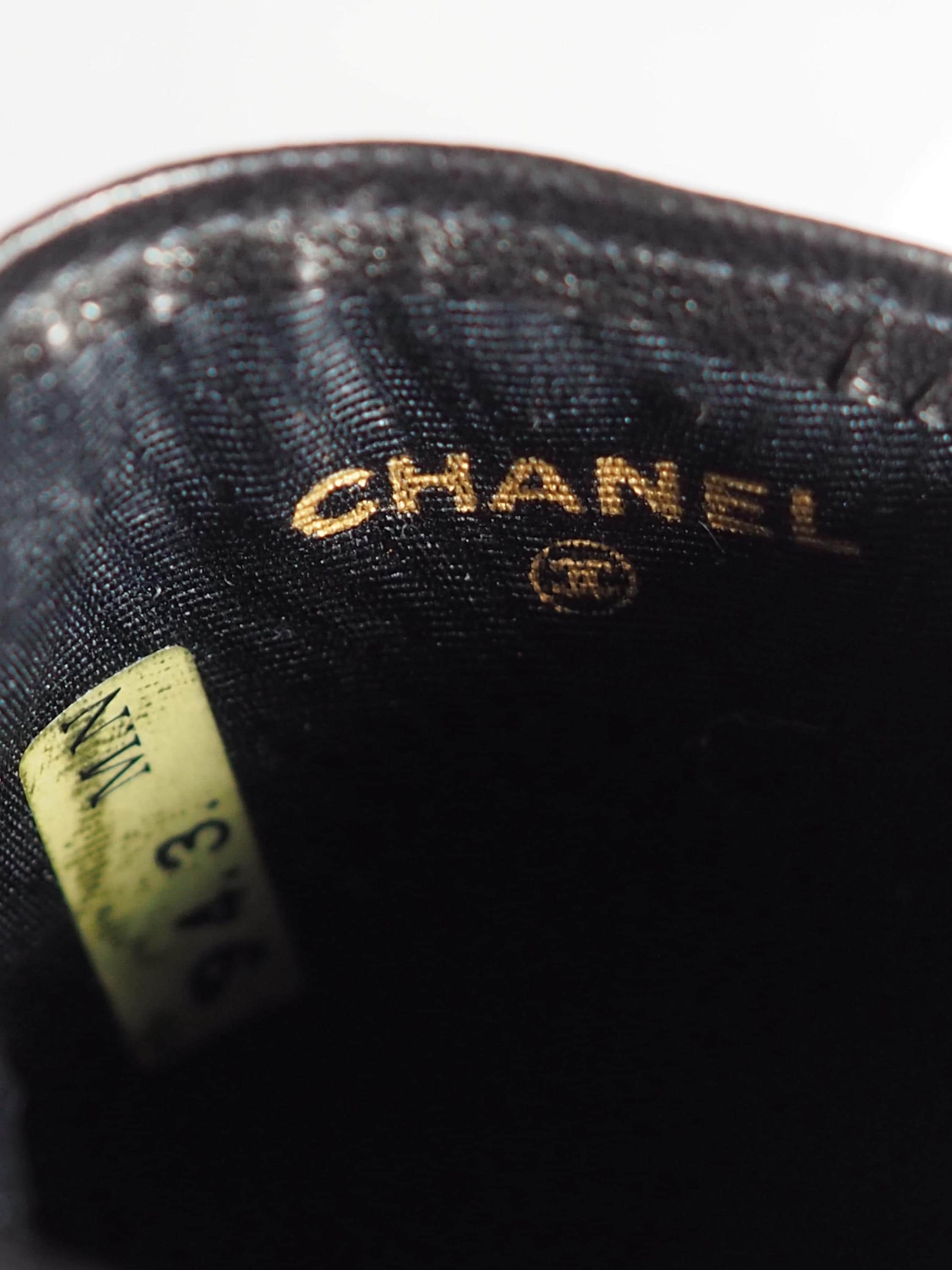 CHANEL シャネル ココ サングラスケース メガネケース ブラック レザー