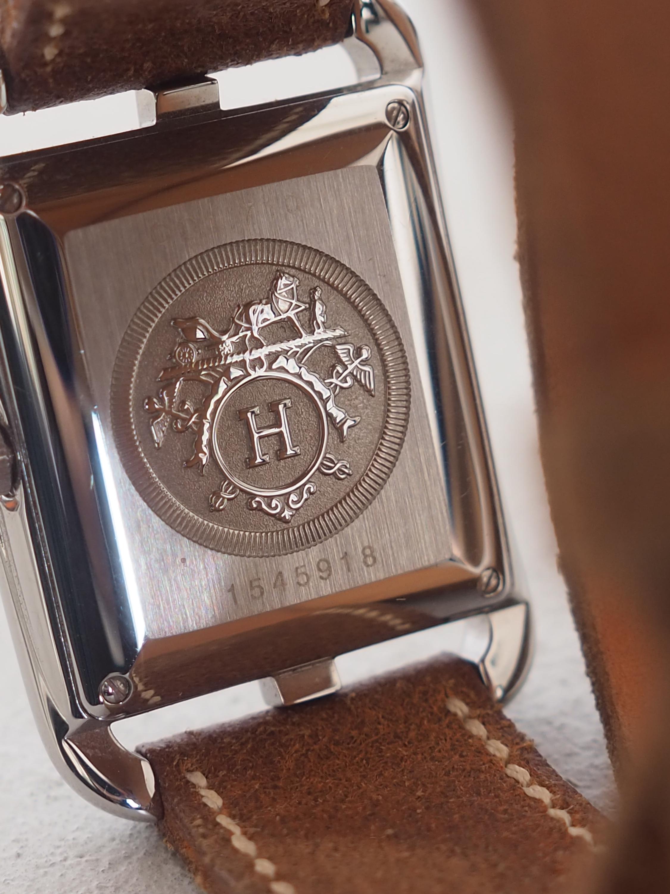 HERMES エルメス ケープコッド ドゥブルトゥール ウォッチ 腕時計