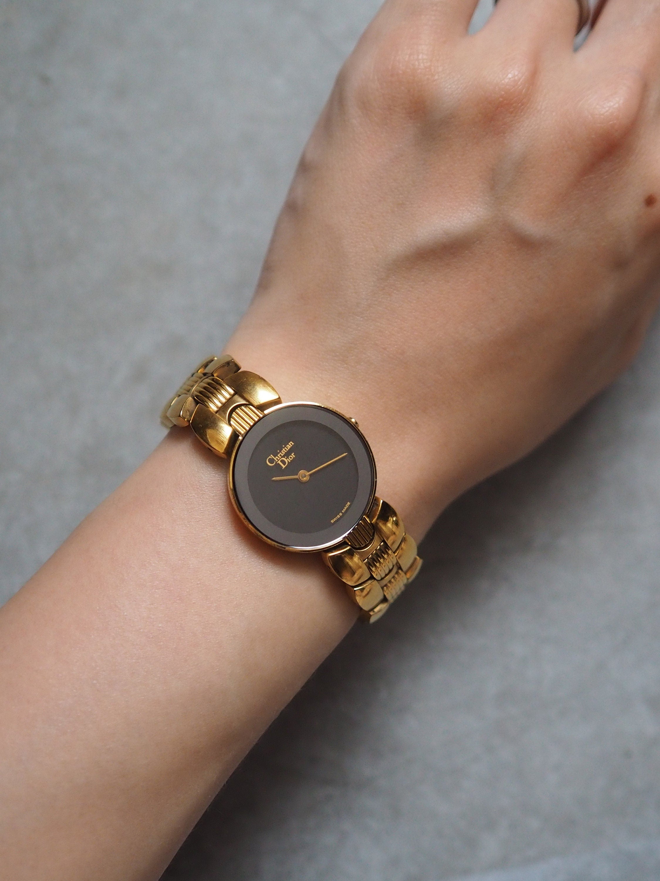 Christian Dior ブラックムーン バキラ ウォッチ ヴィンテージ