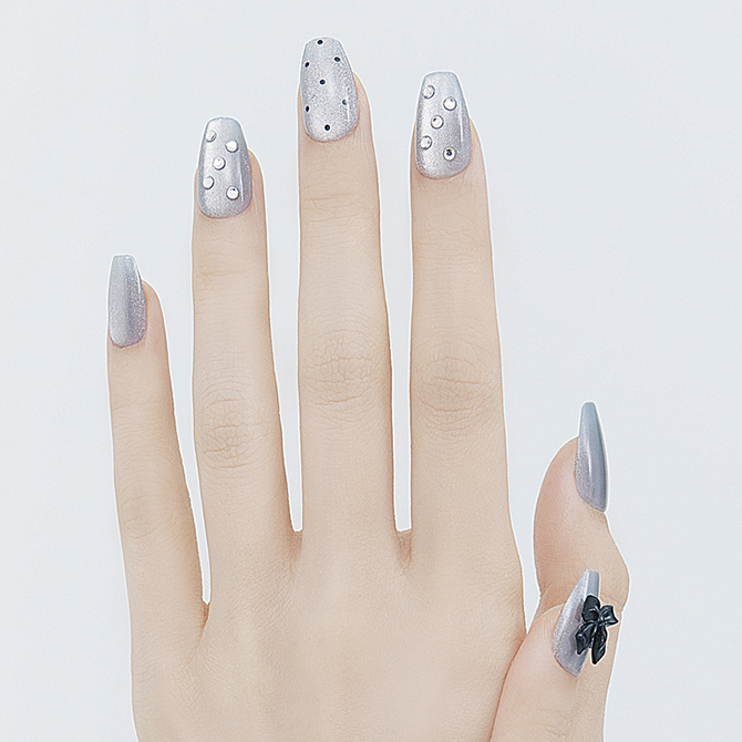 ONA13J】Ollioネイルコフィン グレーウィスパー | Ollio(オーリオ)