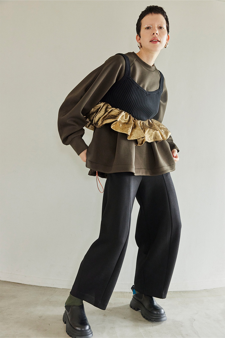 OMMO ONLINE STORE / VOLUME HEAD SABOT BOOTS