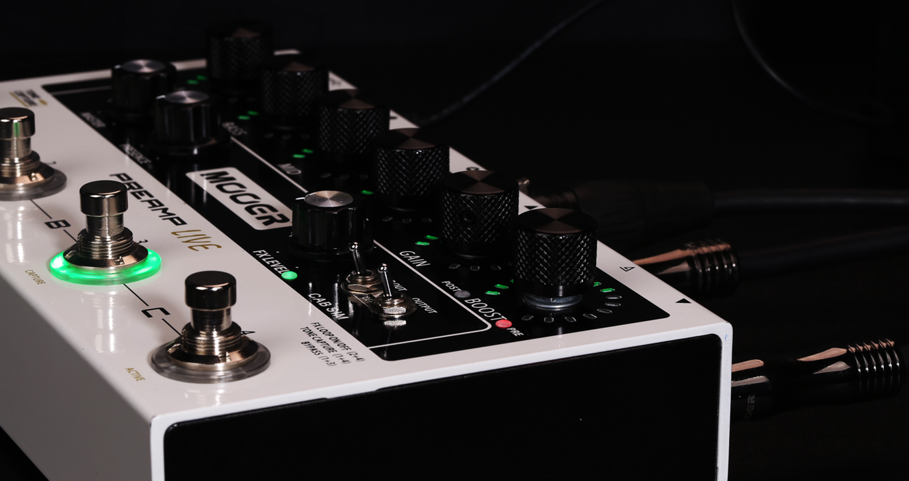 MOOER PREAMP LIVE PROFESSIONAL PREAMP PEDAL - Global Release_MOOER