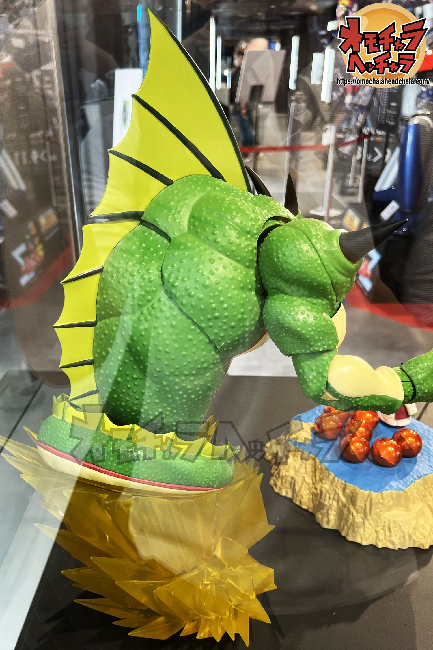 ポルンガ＆デンデ 光るドラゴンボールセット-いでよ本場の神龍!!-展示