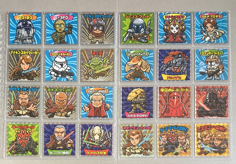 ビックリマン スターウォーズ エピソードⅠⅡⅢとは？ starwars シール