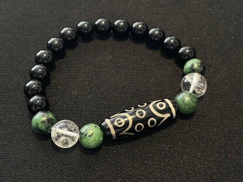 大願成就！心身共に前向きとなり困難を克服！十五眼天珠ブレスレット