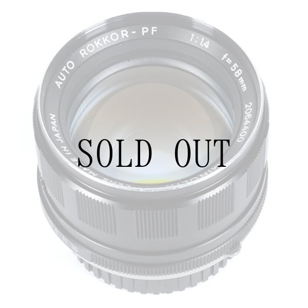 MINOLTA（ミノルタ）AUTO ROKKOR-PF 58mm/F1.4｜オールドレンズ-その他