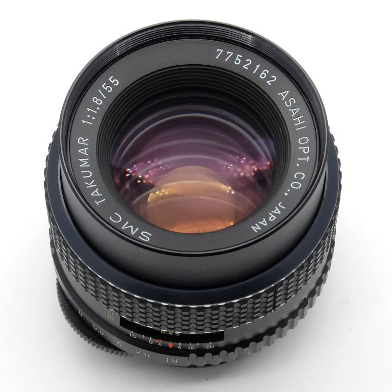 Asahi Opt Co.,（旭光学工業）SMC TAKUMAR（タクマー） 55mm/F1.8
