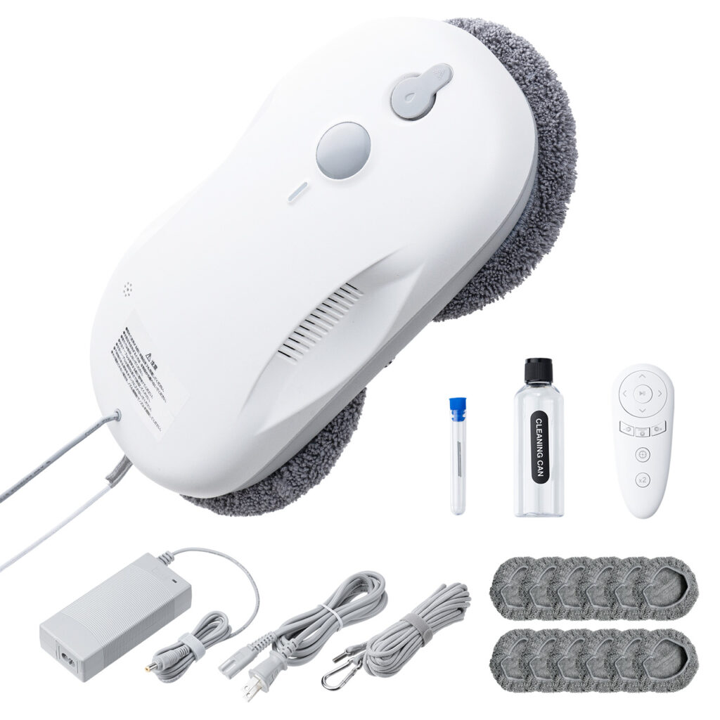 水拭きも可能な窓掃除ロボット「200-CD085」サンワサプライより登場