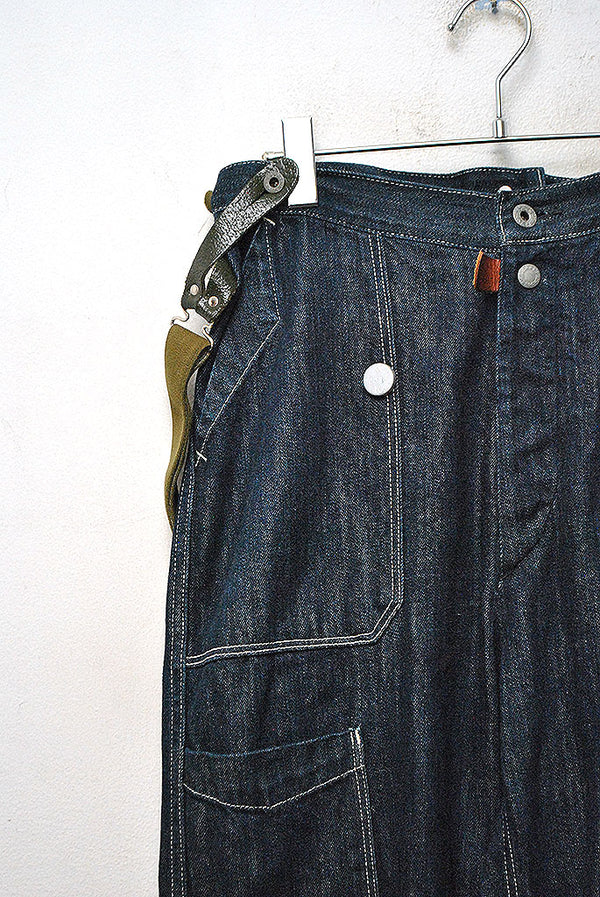 KAPITAL 岡山御津工場産デニムペインターパンツ