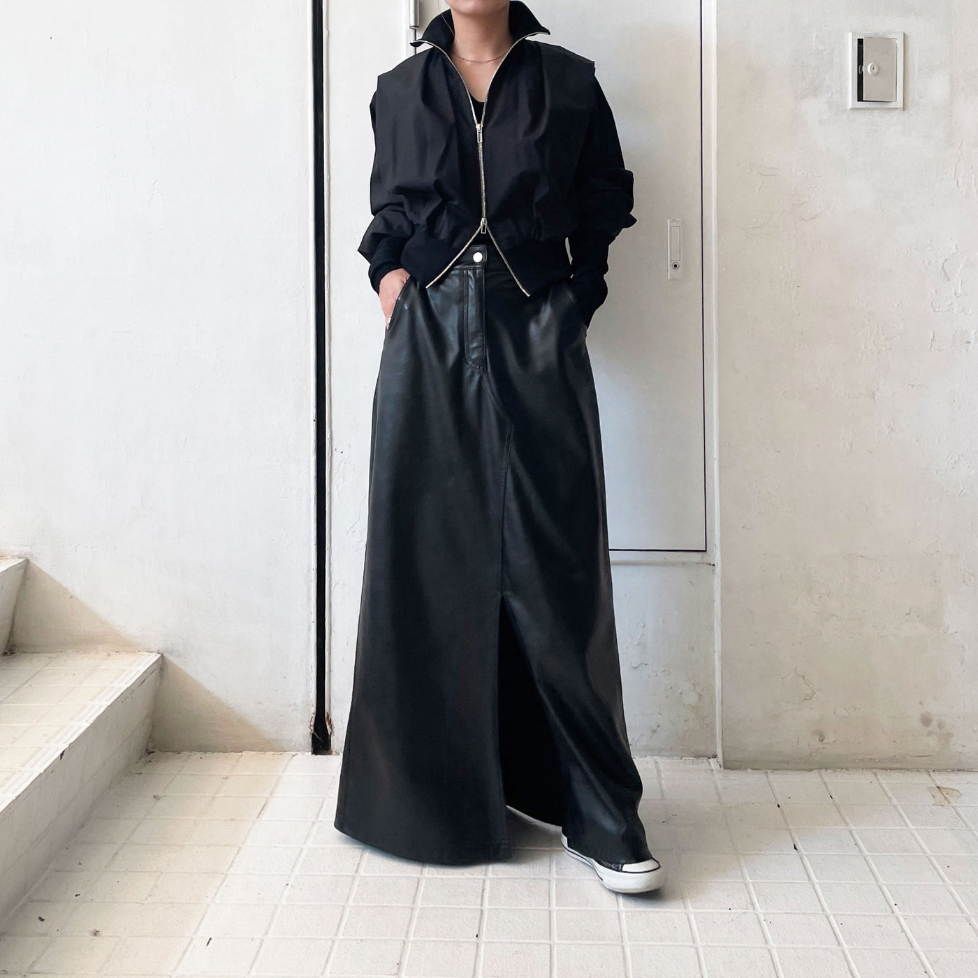 KANAKO SAKAI】 ORGANIC COTTON ZIP-UP SHIRT – ONENESS ONLINE STORE