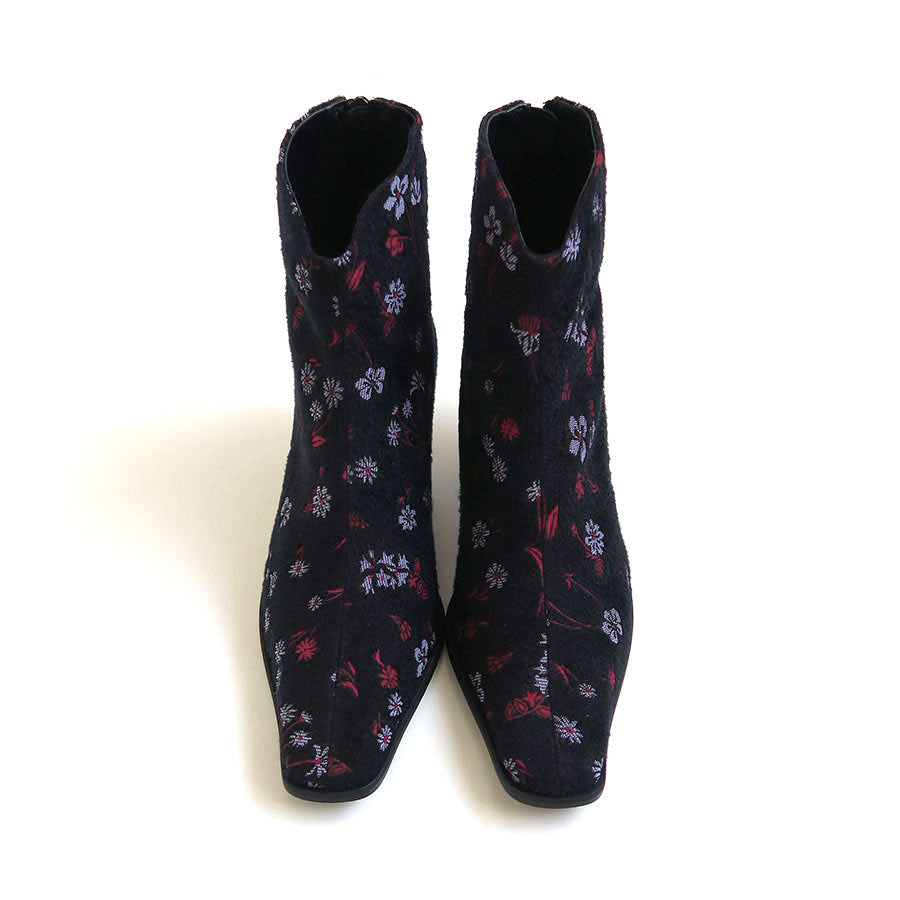 Mame Kurogouchi/マメ】Floral Jacquard Boots MM22PF-AC302の通販