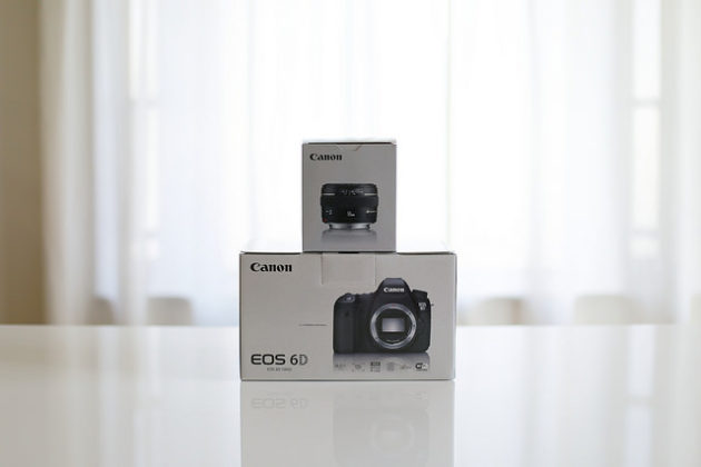 散歩用カメラにCANON EOS 6D＋単焦点レンズEF50mm F1.4は軽量セットで