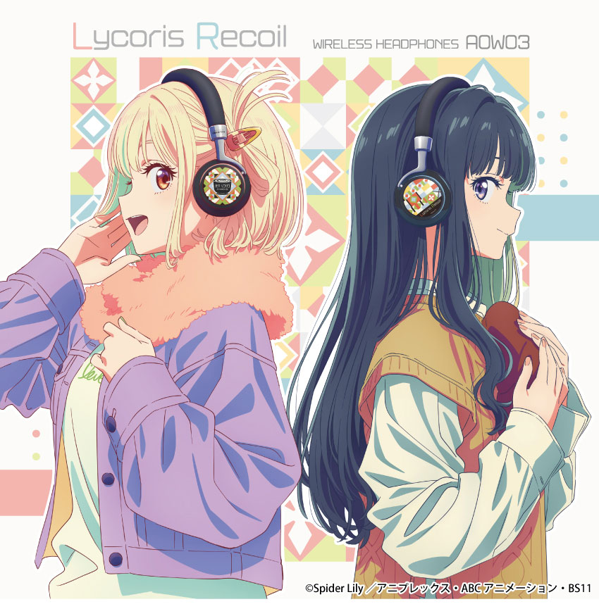 ONKYO DIRECT｜ワイヤレスヘッドホン ANIMA AOW03「リコリス・リコイル