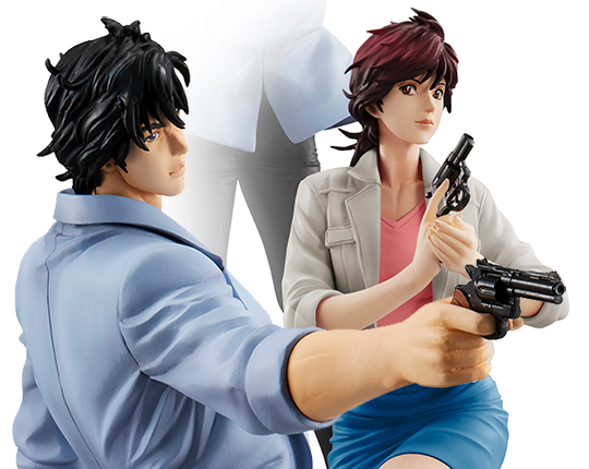G.E.Mシティーハンター冴羽獠・槇村香 フィギュアセット 劇場版シティーハンター」フィギュア・冴羽リョウ＆槇村香登場！ ハイ