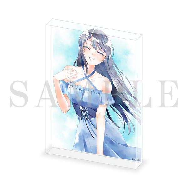 青春ブタ野郎 著者&イラストレーター箔押しサイン入り複製原画 青春