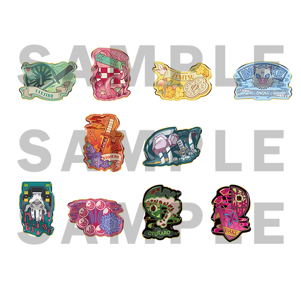 鬼滅祭 ～アニメ参周年記念祭～」ランダムピンズ（全10種）