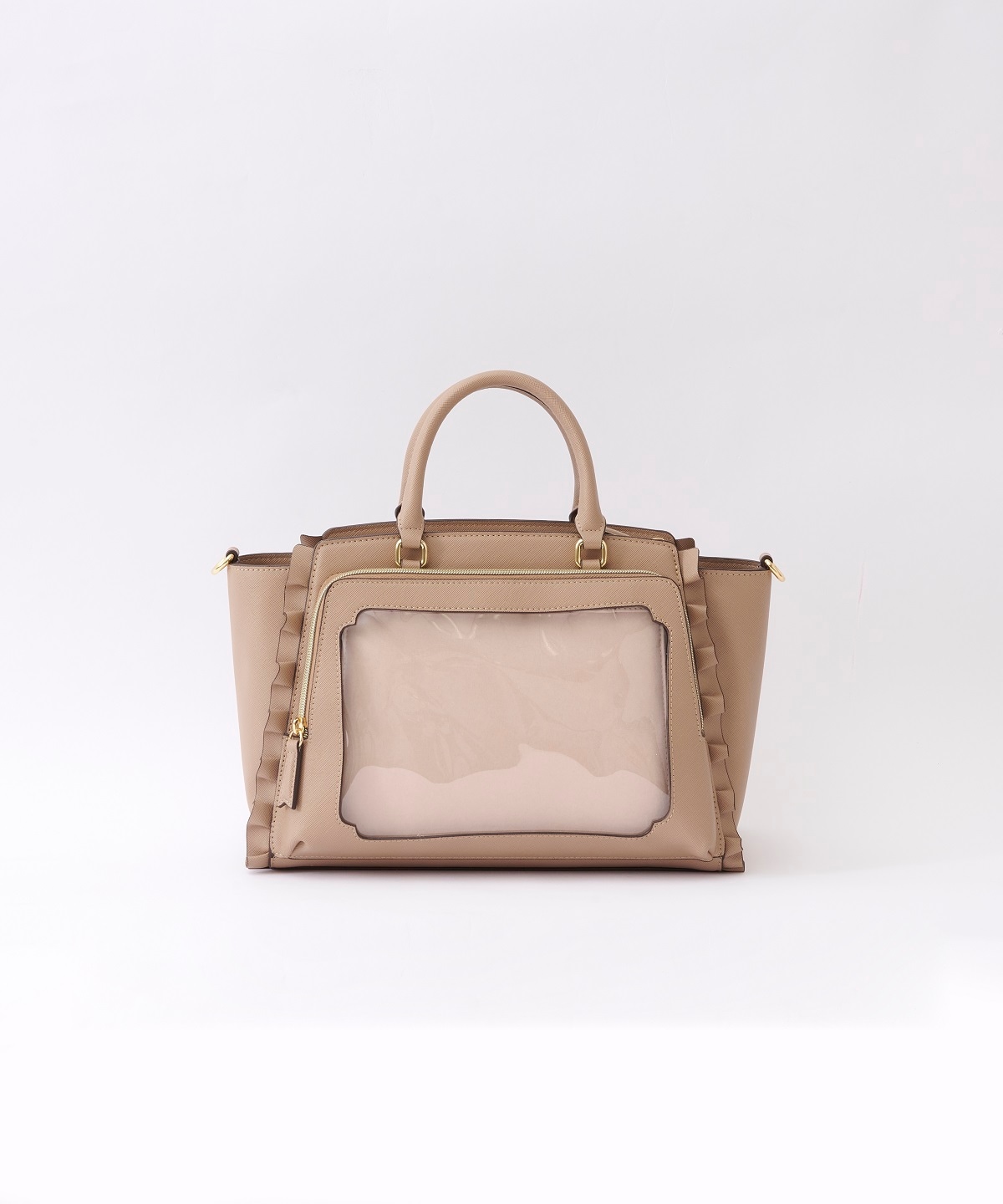 & chouette】≪推し事バッグ≫クリアポケット付きトートバッグ《痛バッグ》