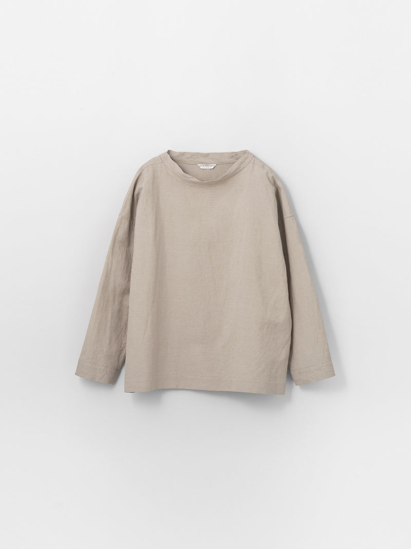 Stand collar box shirt – ARTS&SCIENCE ONLINE SELLER