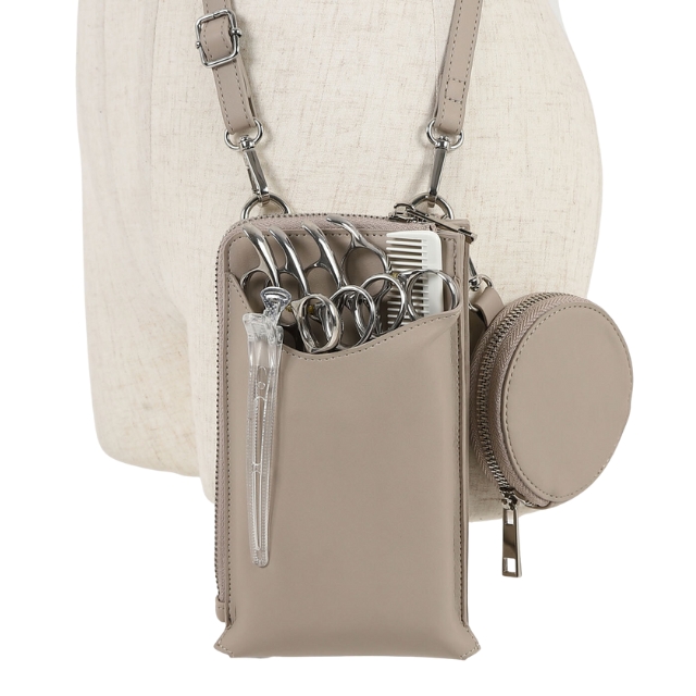 DEEDS x U-REALM オリジナルコラボ 2WAYマルチシザーケース グレージュ