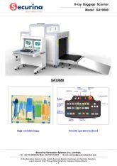 SA10080 Security X-ray Luggage Scanner Machine(Securina)