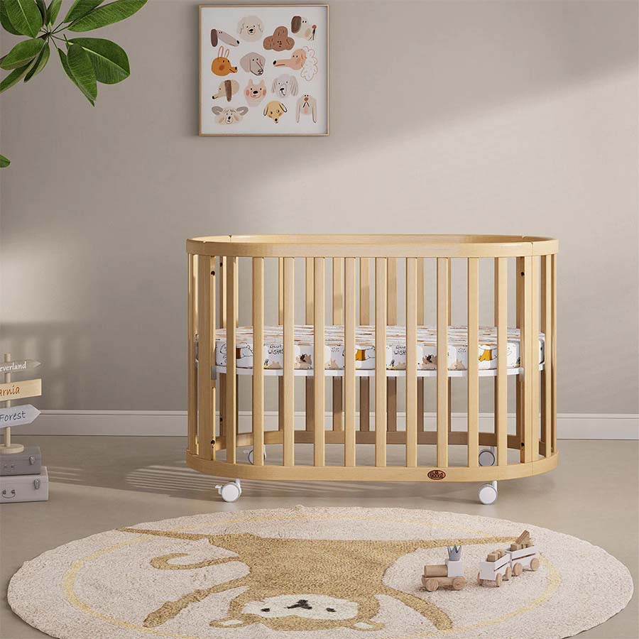 Boori ブーリ 楕円形 ベビーベッド オアシス （送料込み・玄関渡し品）