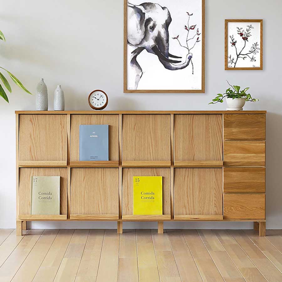 高野木工 LECCE(レッチェ) 180マガジンラック