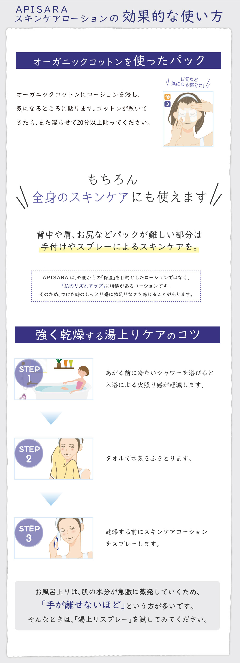 APISARA スキンケアローション 200mL 2本セット | SARABiO online