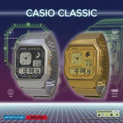 カシオ CASIO カシオクラシック A130WE-7AJF 腕時計 国内正規品