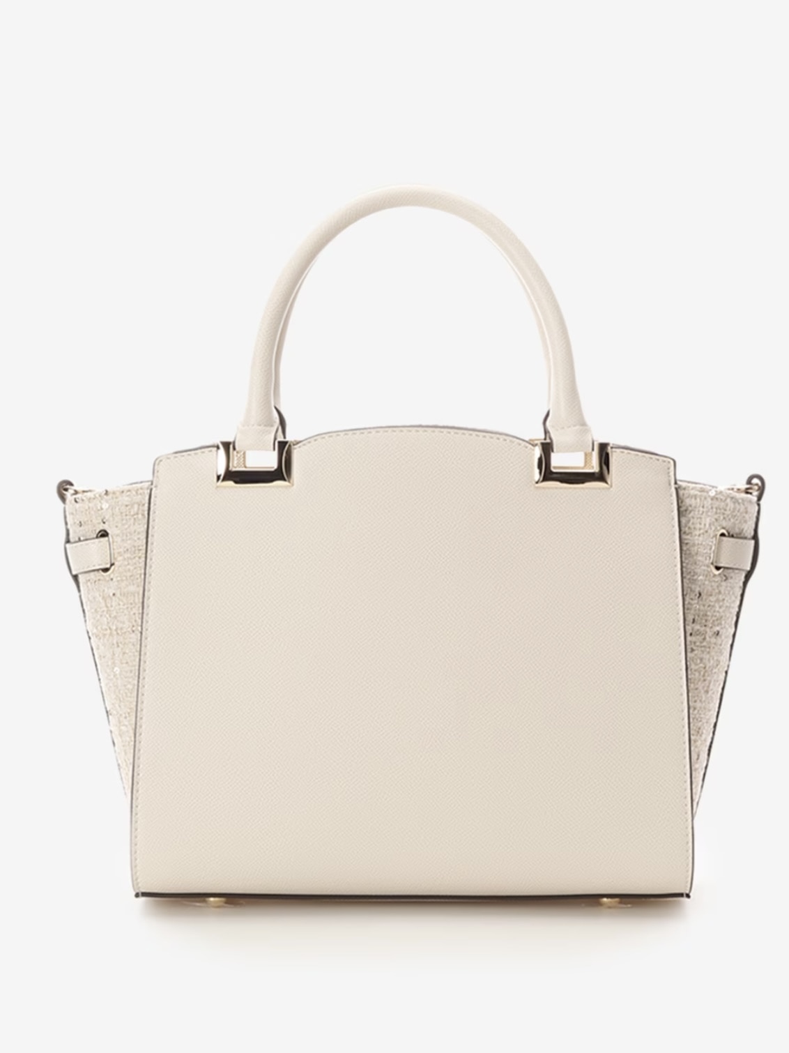 ツイードベルトビジューショルダーバッグ【オフホワイト】(オフ