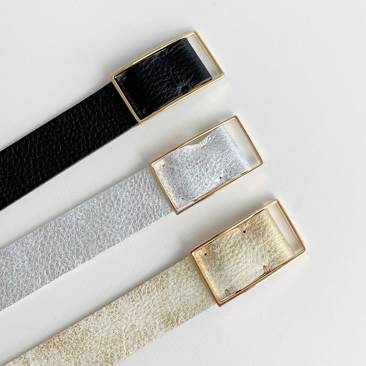 メタリックレザーベルト(Free シルバー)｜ Q｜吉祥寺PARCO | ONLINE