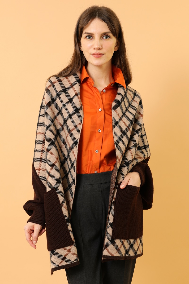 ハウスチェックニットストール 16-221003｜DAKS（ダックス）公式