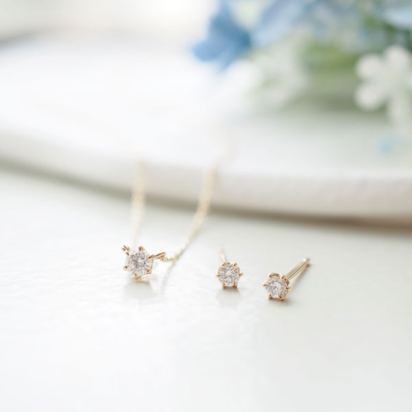 K10YGダイヤモンドピアス | ポンテヴェキオ公式オンラインショップ