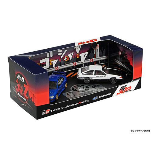 頭文字D 30th 1/64 Trueno (AE86) ＆ IMPREZA (GC8) - SUBARU