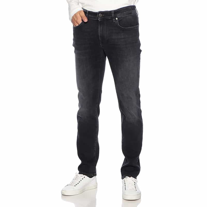 ブラックデニムパンツ 