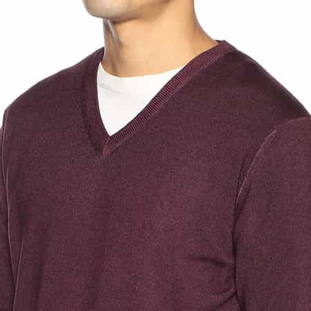 Vネック ウールニットプルオーバー（2226185）｜CRUCIANI(クルチアーニ