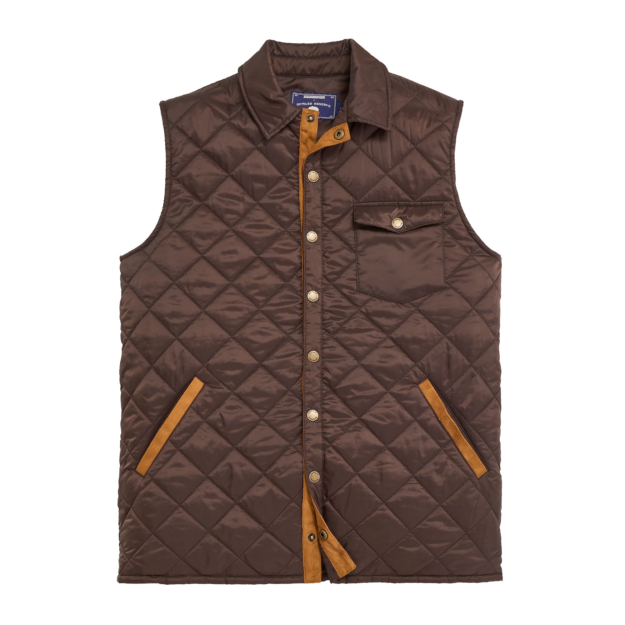 Braswell Vest - Dark Brown – Onward Reserve