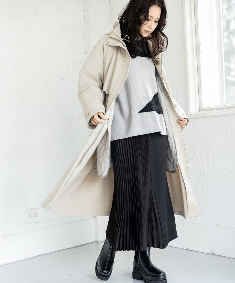 ライナー付フーデッドコート | 【レディースファッション通販・OSMOSIS