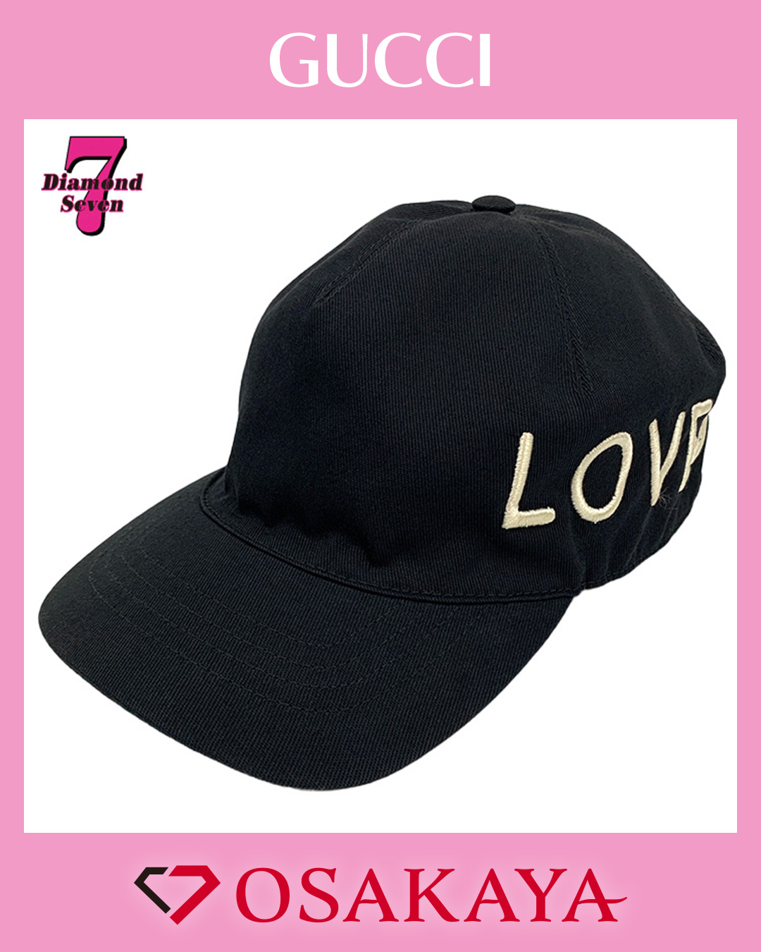 入荷情報】グッチ ベースボールキャップ LOVED刺繍 が入荷！｜大阪屋