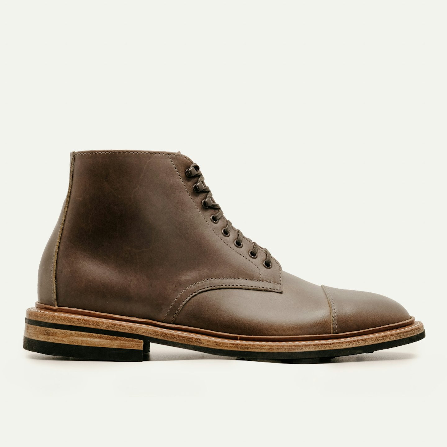 Cap-Toe Lakeshore Boot - Natural Chromexcel, Dainite Sole - Made