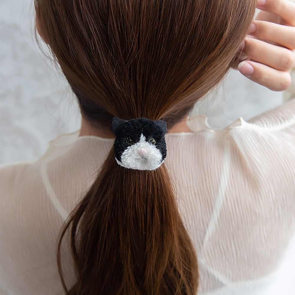 ヘアゴム キーチャーム ふわもこ ぬいぐるみ レッサーパンダ コアラ