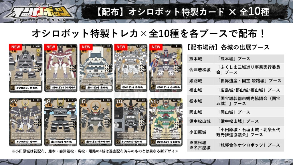 12/16-17「お城EXPO 2023」に参城！ | 『城郭合体オシロボッツ』公式サイト