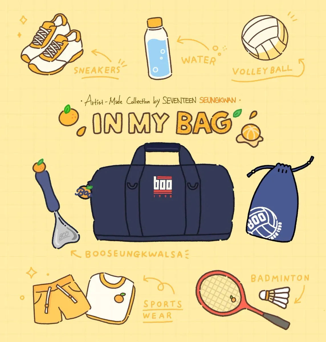 Buy SEVENTEEN [SEUNGKWAN] Artist-Made Collection [Sports bag