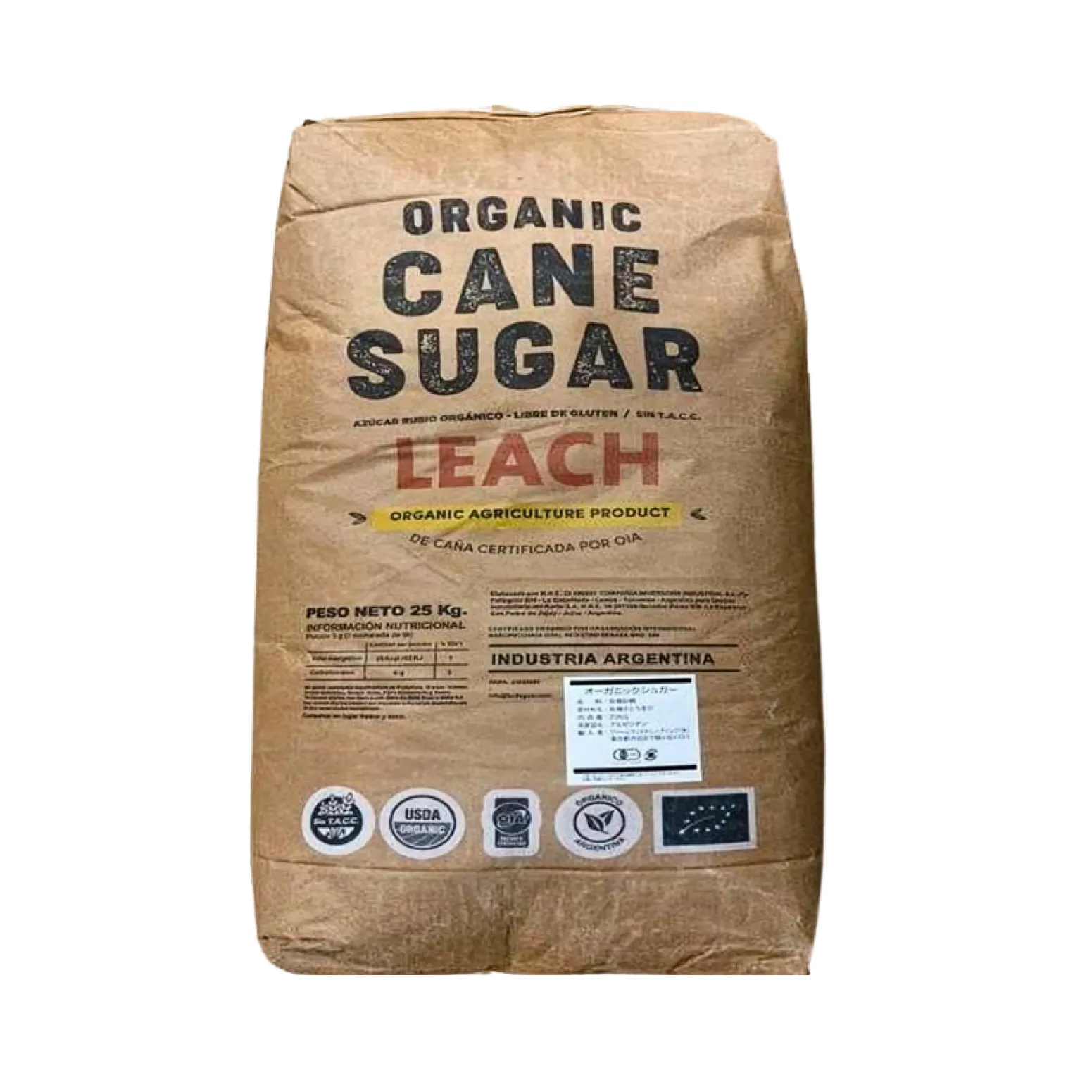 リールス アルゼンチン産オーガニックシュガー 25KG : 糖類 | スモール