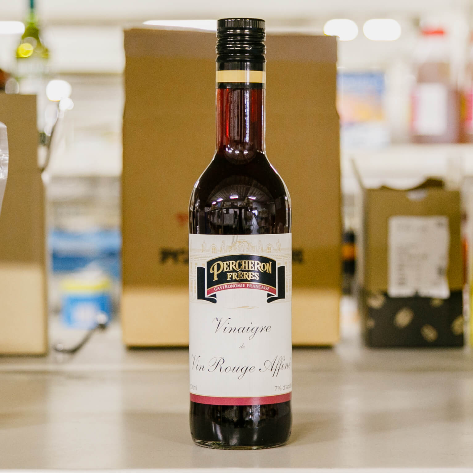 ペルシュロン 赤ワインビネガー 500ml : アルカン / Charbonneaux
