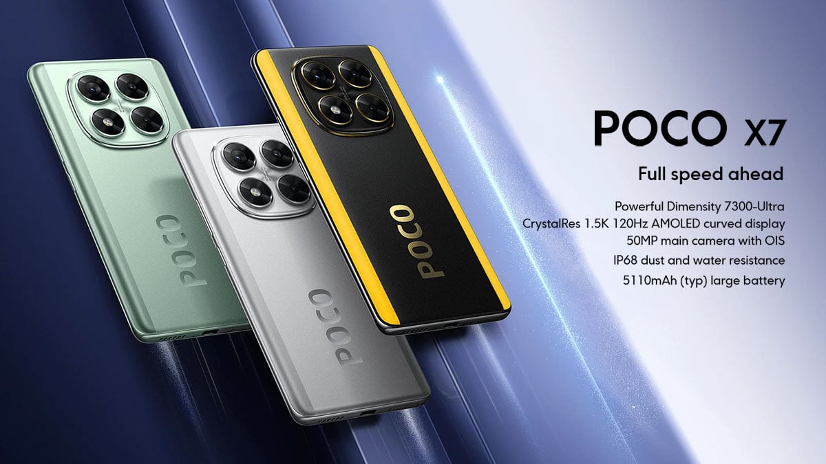 広告】POCO X7が新発売セールで209ドル！Dimensity 7300-Ultra搭載の
