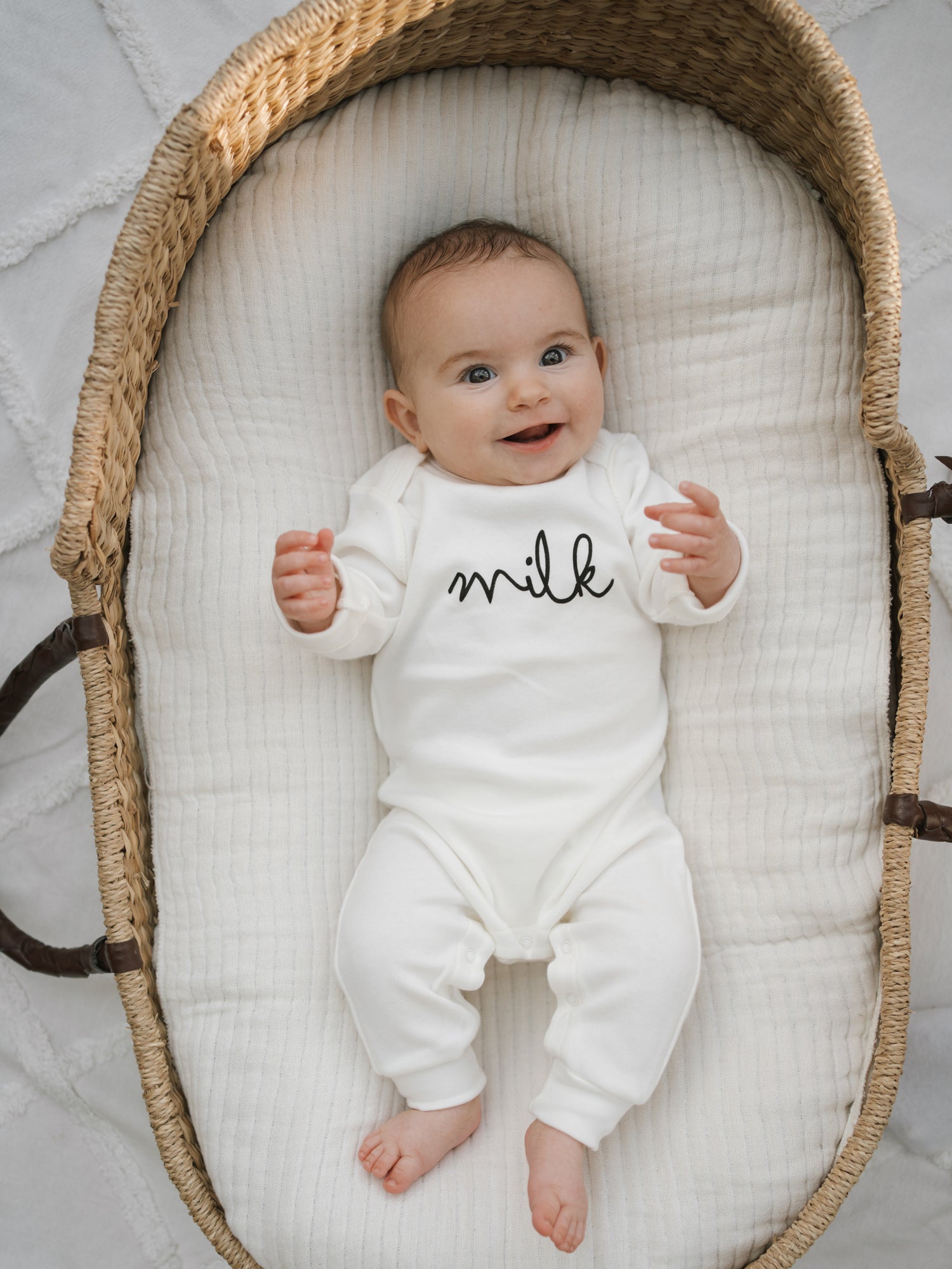 Natural MILK Organic Cotton Playsuit | Organic Zoo