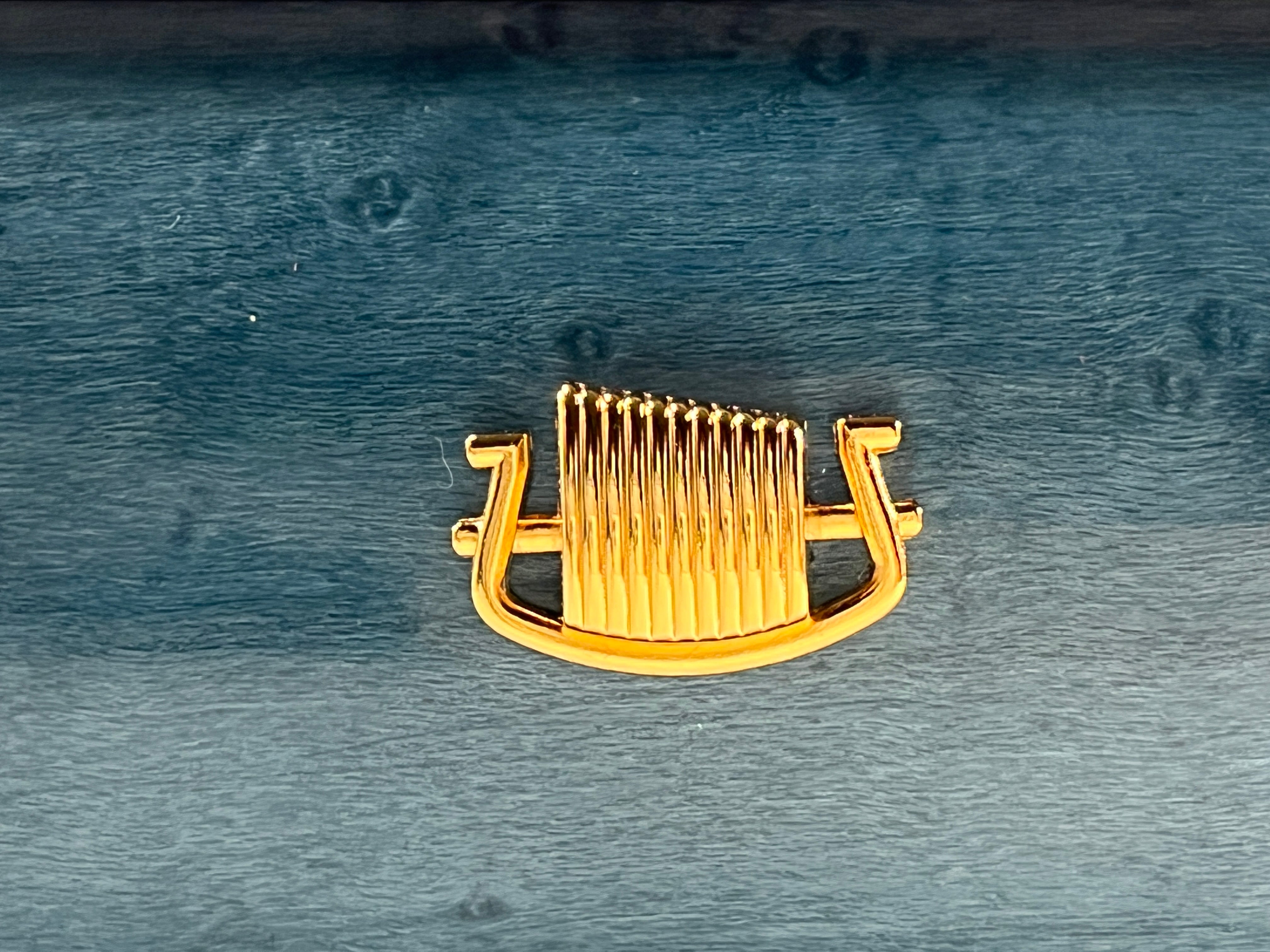 曲が選べる・誕生日に人気】【EX278】50弁 ORPHEUS 突板仕上げ ブルー