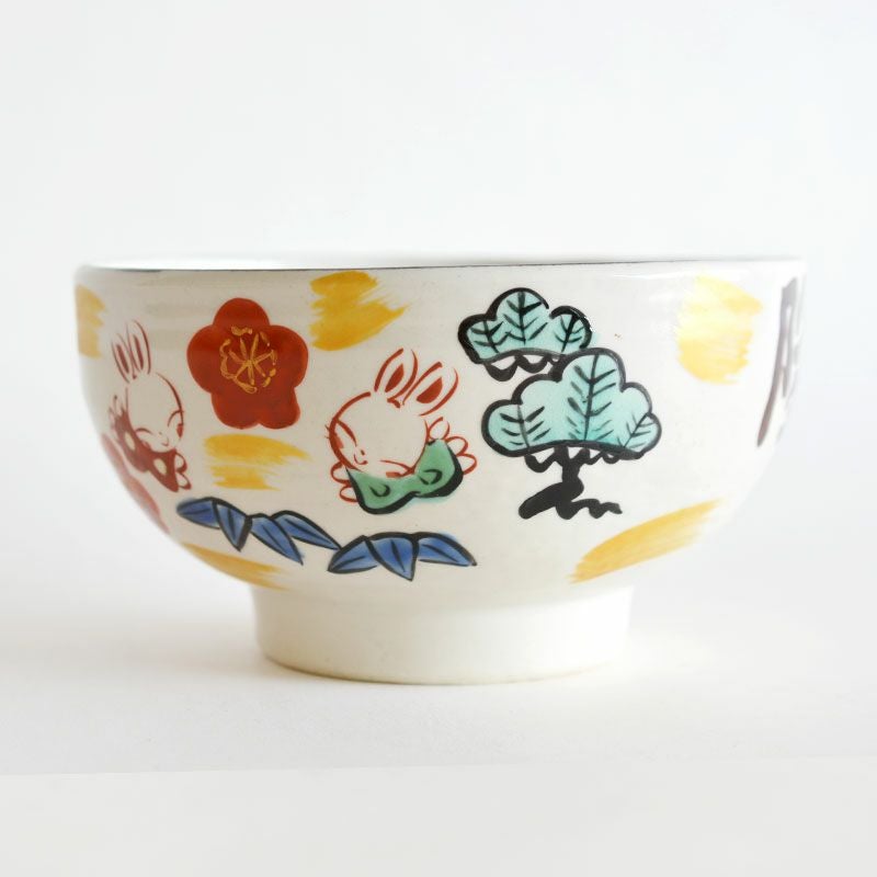 松竹梅うさぎ名入れ丼｜和食器通販｜織部 Online Store【公式】